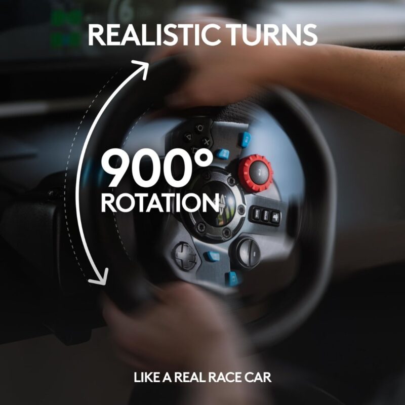 Logitech G29 Driving Force Racing Wheel & Pedals - Image 3