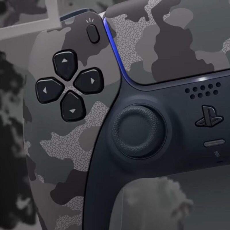 PS5 DualSense Wireless Controller – Grey Camouflage - Image 3