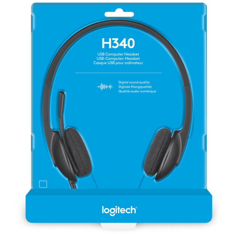 Logitech H340 Wired USB Stereo Headset - Image 2