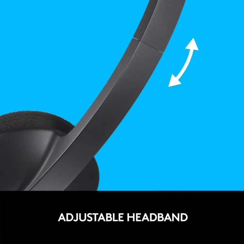 Logitech H340 Wired USB Stereo Headset - Image 4