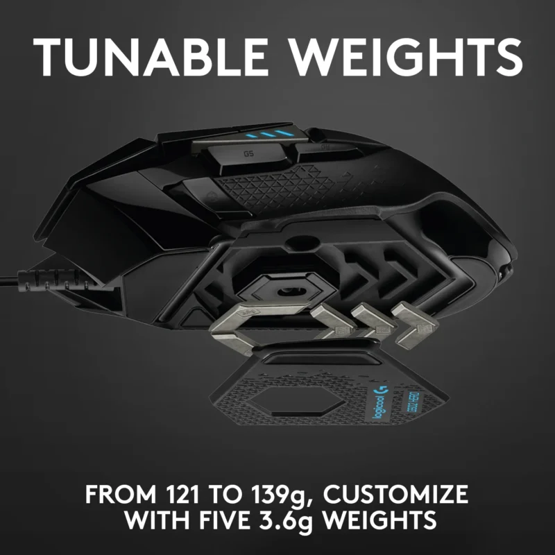 Logitech G502 HERO Wired Gaming Mouse - Image 3