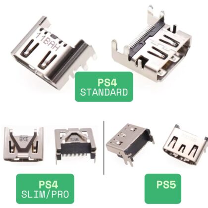 HDMI Port Replacement for PS4 Standard, PS4 Slim, and PS5