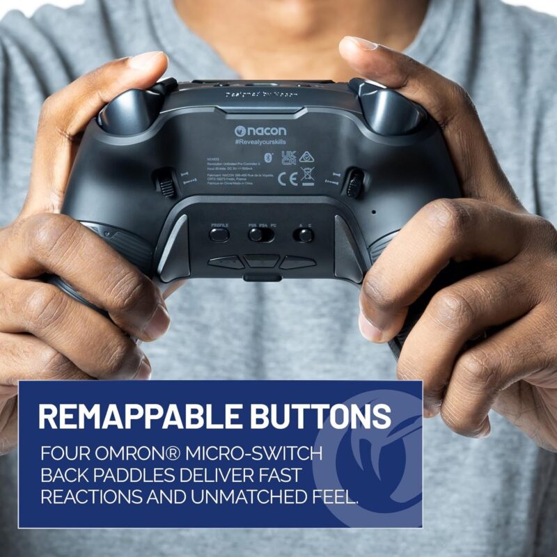 NACON Revolution 5 Pro Wireless Controller - PS5 / PS4 / PC - Black - Image 2