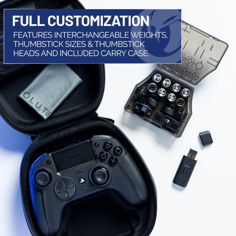 NACON Revolution 5 Pro Wireless Controller - PS5 / PS4 / PC - Black - Image 3
