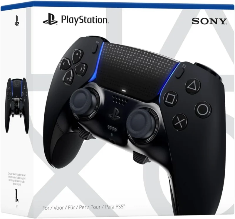 Sony PS5 DualSense Edge Wireless Controller – Midnight Black (Customizable Pro Pad for PS5)