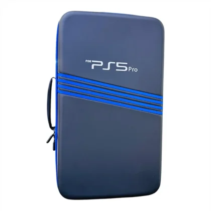PS5 Pro Travel Bag – Heavy-Duty Carrying Case for PlayStation 5 Console, Pads & Accessories
