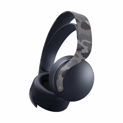 Sony Pulse 3D Wireless Headset – Gray Camouflage Edition (PS5/PS4/PC Compatible)