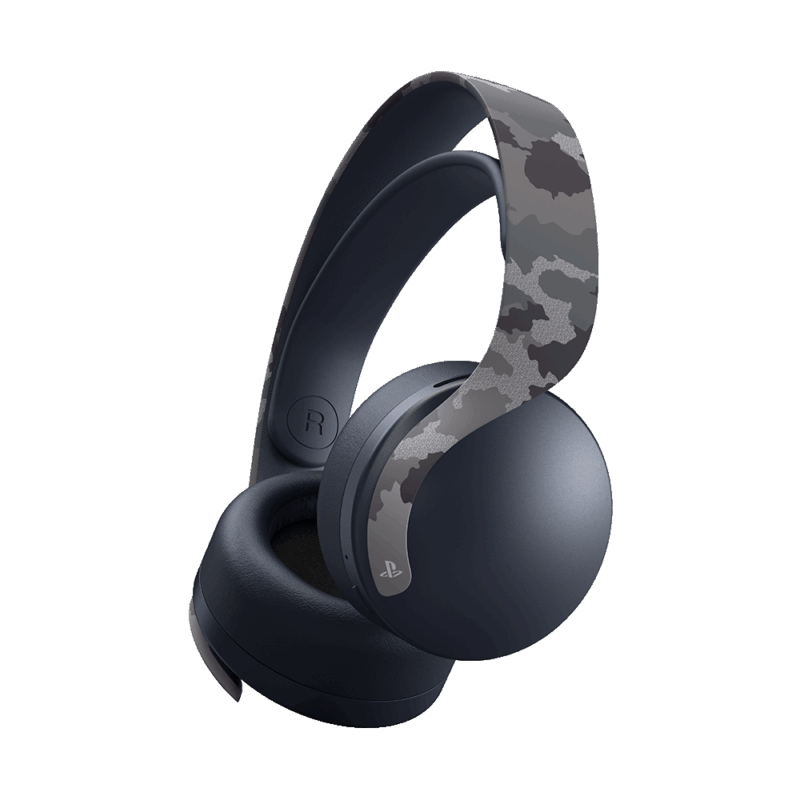 Sony Pulse 3D Wireless Headset – Gray Camouflage Edition (PS5/PS4/PC Compatible)