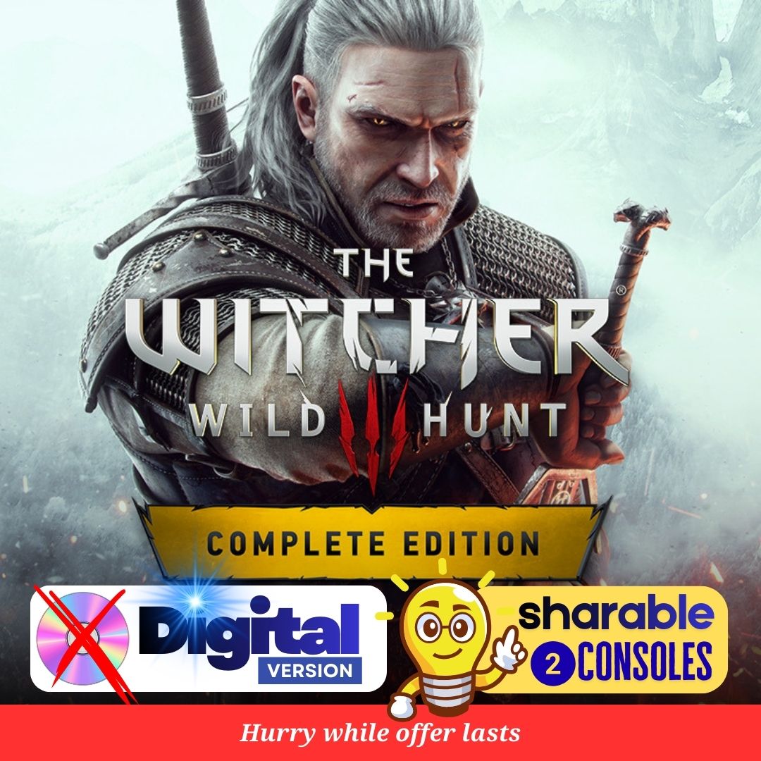 The Witcher 3: Wild Hunt – Complete Edition (PS4 & PS5) – Digital Game Account