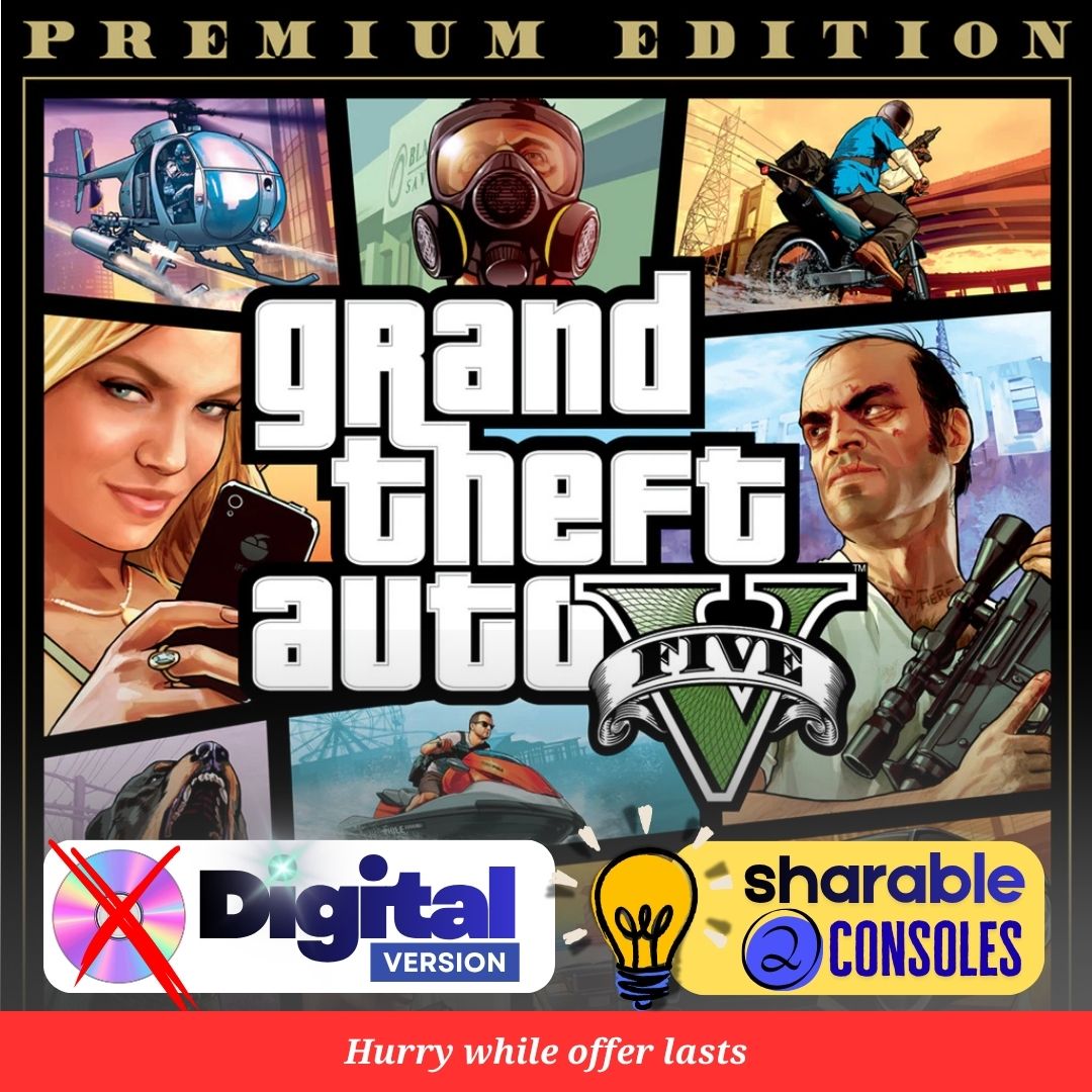 Grand Theft Auto V Premium Edition (PS4) – Digital Game Account