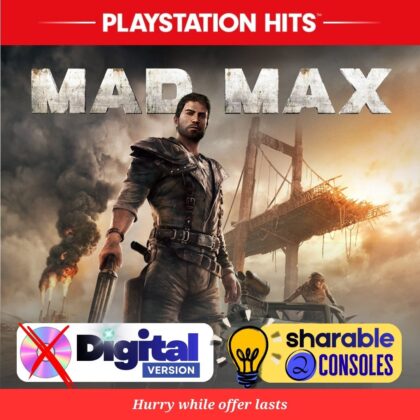 Mad Max (PS4) – Digital Game Account