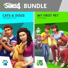 The Sims 4 Cats and Dogs Plus My First Pet Stuff Bundle
