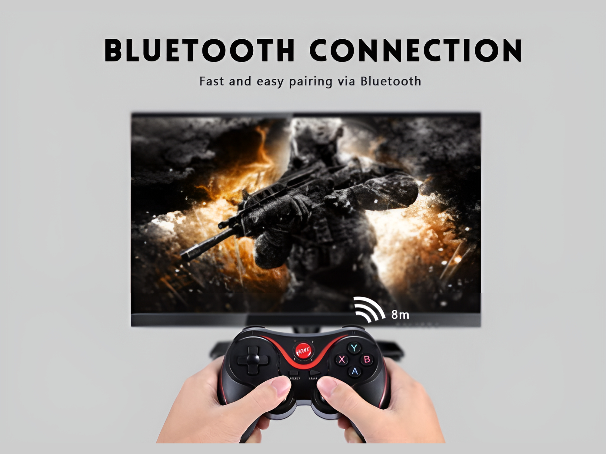 HGWorld X3 Wireless Game Controller for Android, Smart TV, TV Box & PC - Image 3